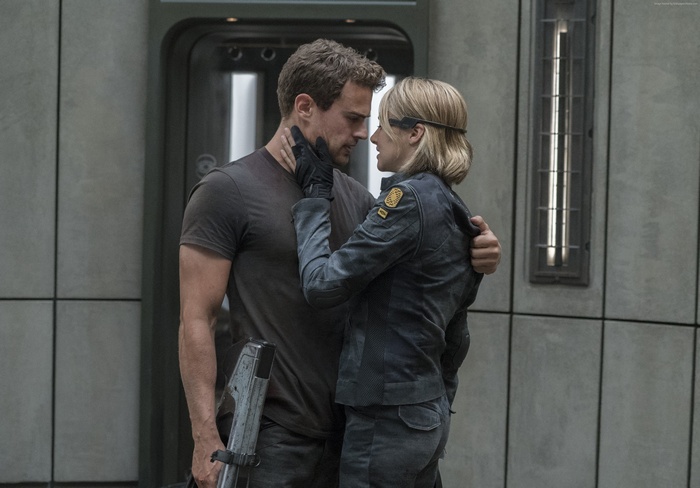 Theo James and Shailene Woodley from The Divergent Series: Allegiant