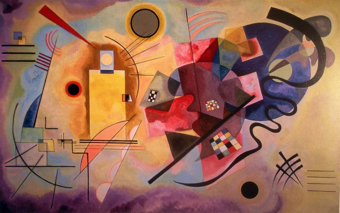 Colorful Abstract Modern Art by Wassily Kandinsky