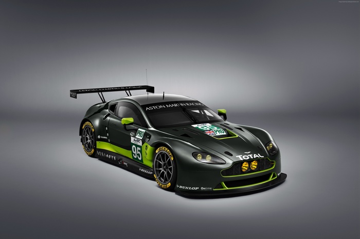 Aston Martin V8 Vantage GTE racing car