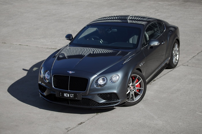 Bentley Continental GT V8 S parked on concrete
