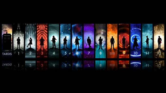 Doctor Who Doctors TARDIS and Numbers
