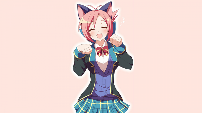 Amatsuka Megumi from GJ Bu with cat ears