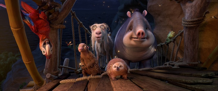 Robinson Crusoe animated movie characters