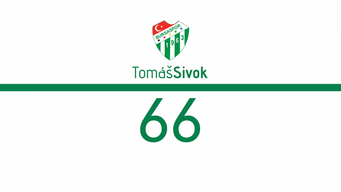 Tomáš Sivok Bursaspor logo and number 66