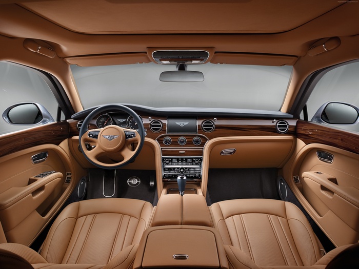 Bentley Mulsanne Interior at Geneva Auto Show 2016