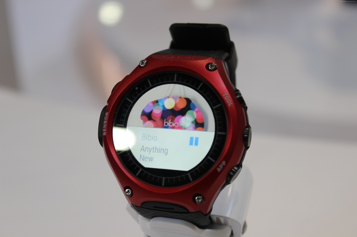 Casio WSD-F10 Smart Watch at CES 2016