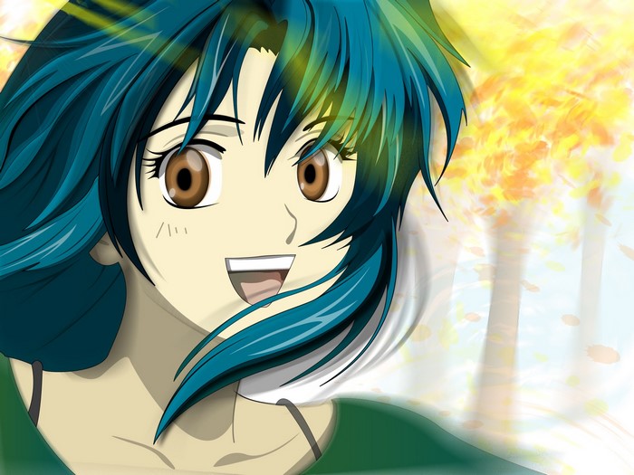 Chidori Kaname from Full Metal Panic illustration