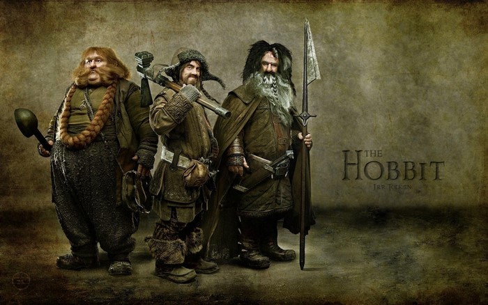 The Hobbit Dwarves with weapons