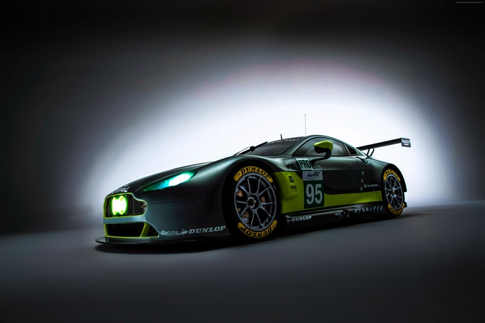 Aston Martin V8 Vantage GTE racing car