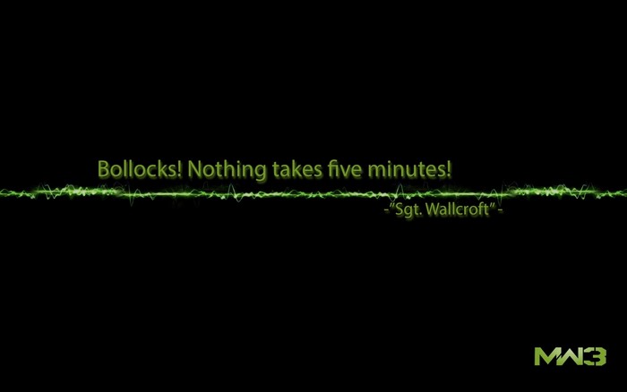 Quote from Call of Duty Modern Warfare 3