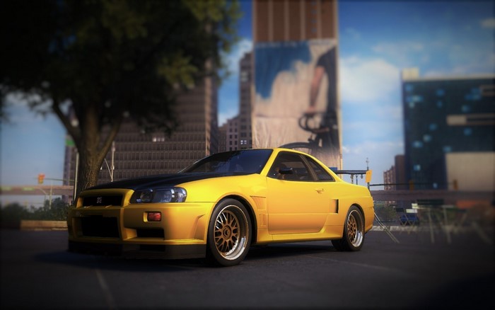 Nissan Skyline GT-R R34 in The Crew video game