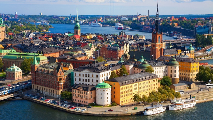 Stockholm, Vaxholm Mariefred, old town, Sweden