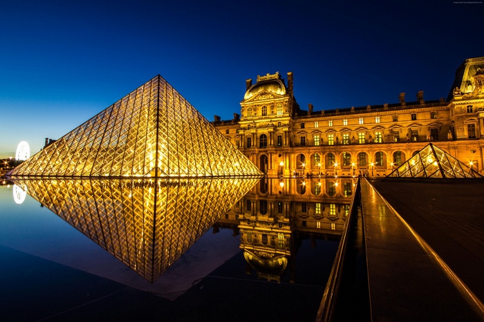 Travel, Louvre museum, France, Paris, Tourism