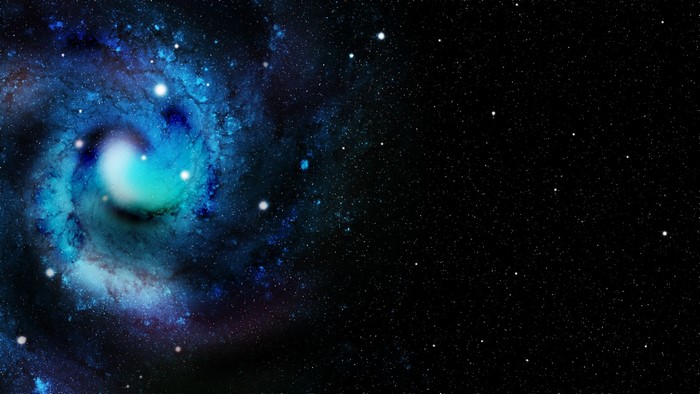 Vibrant Spiral Galaxy in Deep Space