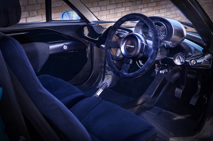 Riversimple Rasa hydrogen car interior
