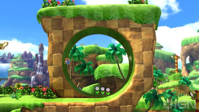 Sonic the Hedgehog in Green Hill Zone