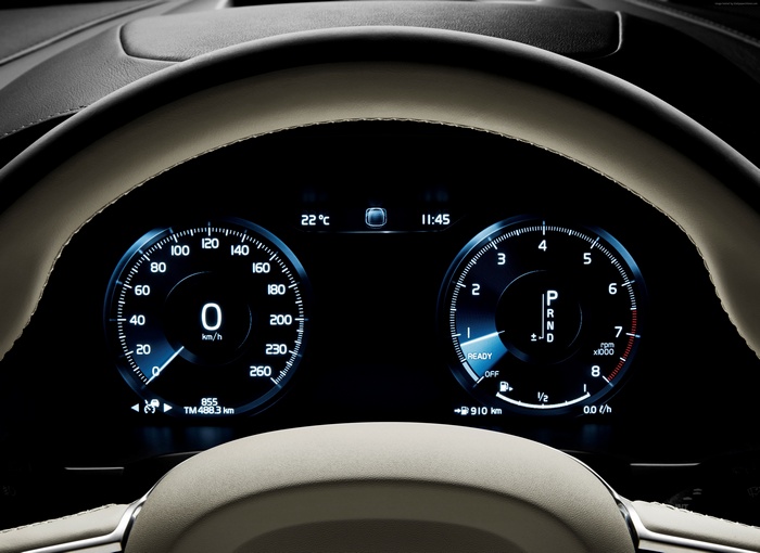 Volvo V90 instrument cluster dashboard