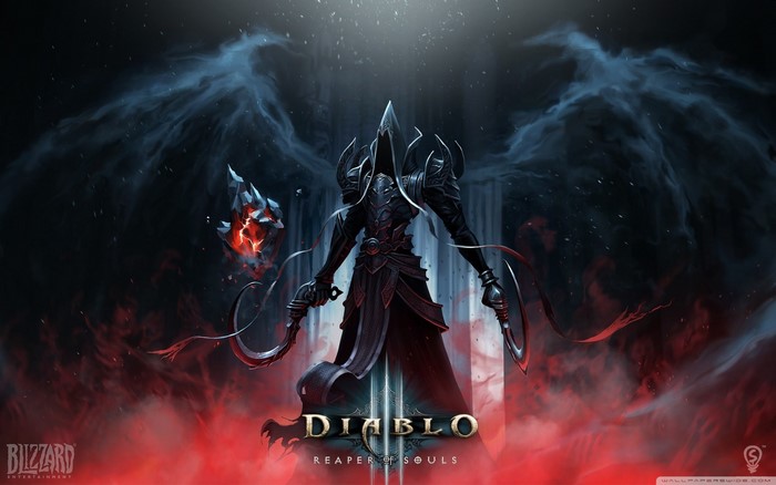 Diablo III Reaper of Souls character with scythes