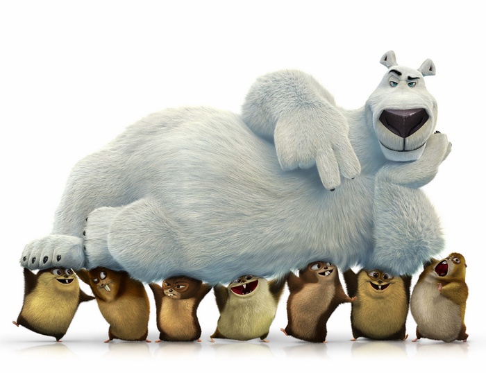 Norm of the North polar bear with lemmings