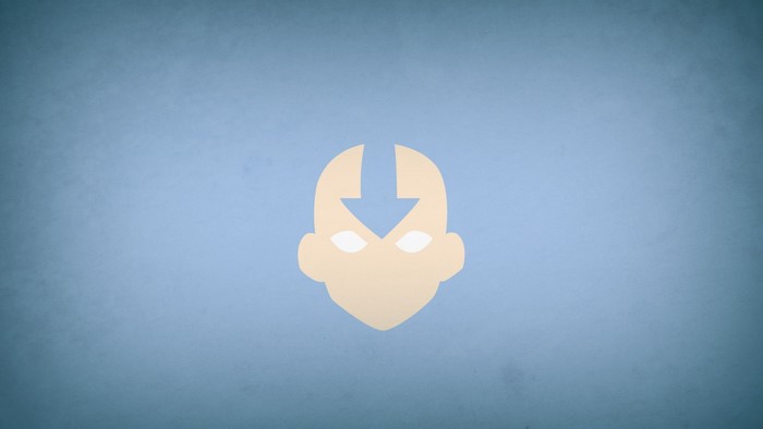 Aang from Avatar The Last Airbender logo