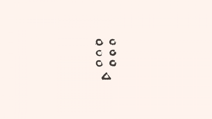 Seven Samurai logo with circles and triangle