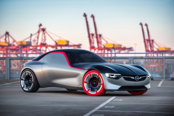 Opel GT concept car at Geneva International Motor Show 2016