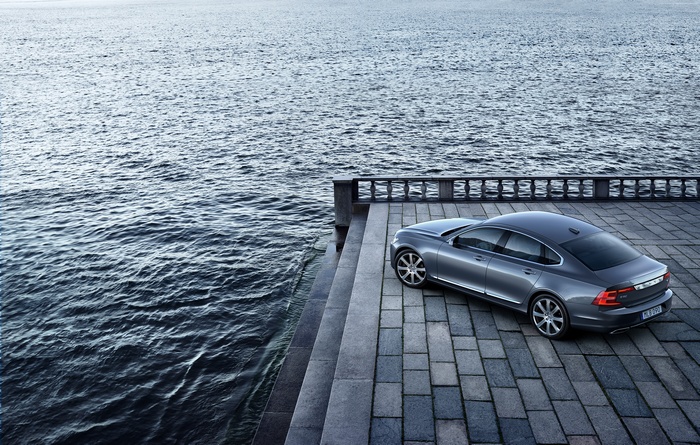 Volvo S90 Sedan by the Water