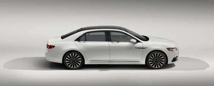White Lincoln Continental sedan