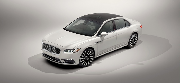 White Lincoln Continental Sedan