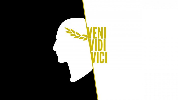 Julius Caesar Veni Vidi Vici illustration