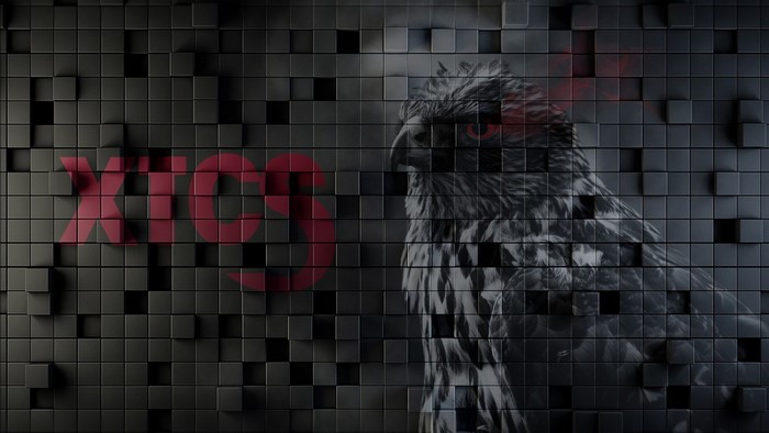 XTCS logo with an owl on a textured background