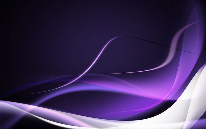 Elegant Purple and White Abstract Waves