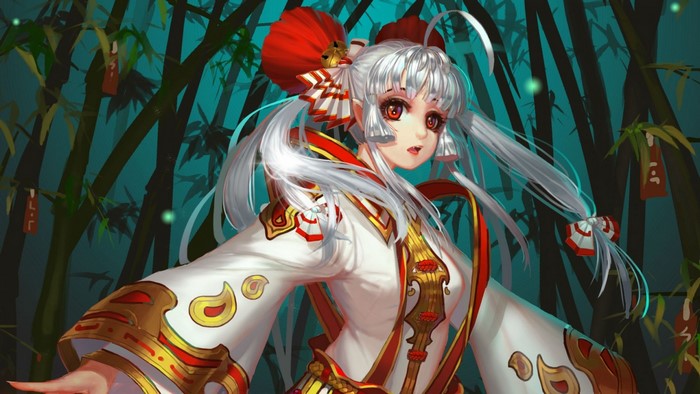 Fujiwara no Mokou from Touhou Project