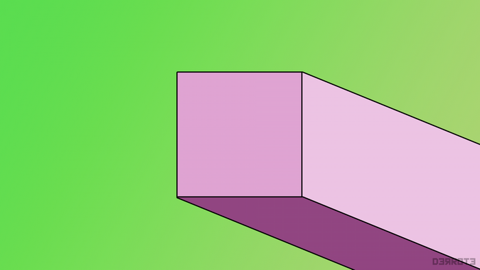 Abstract geometric shapes with gradient background