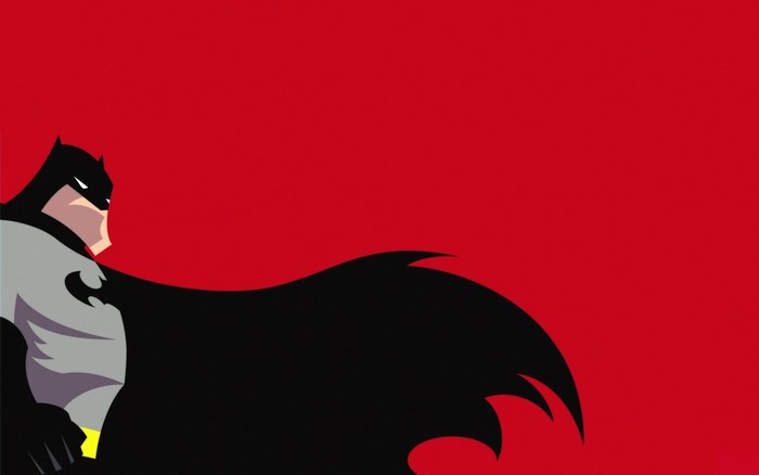 Batman from DC Comics minimalist illustration