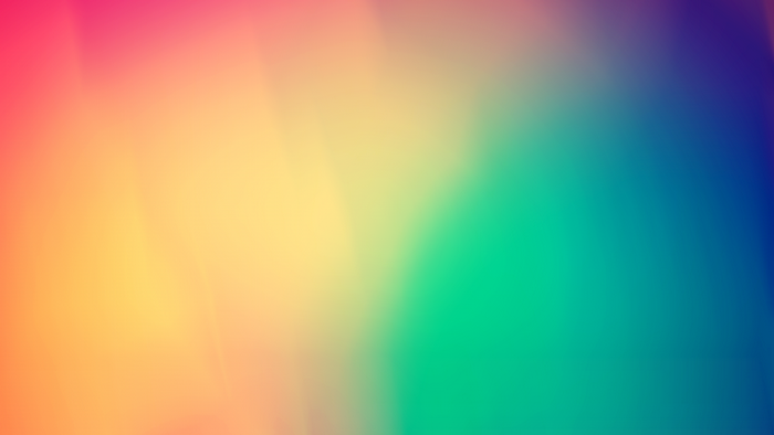 Abstract gradient of pink, yellow, green, and blue