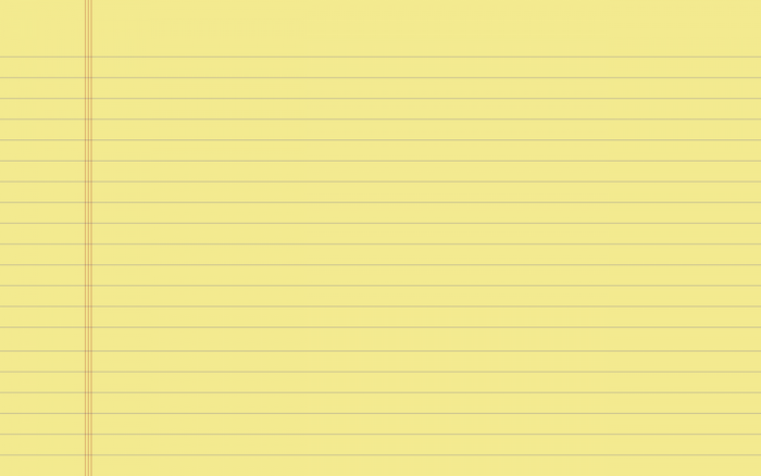 Yellow lined paper texture
