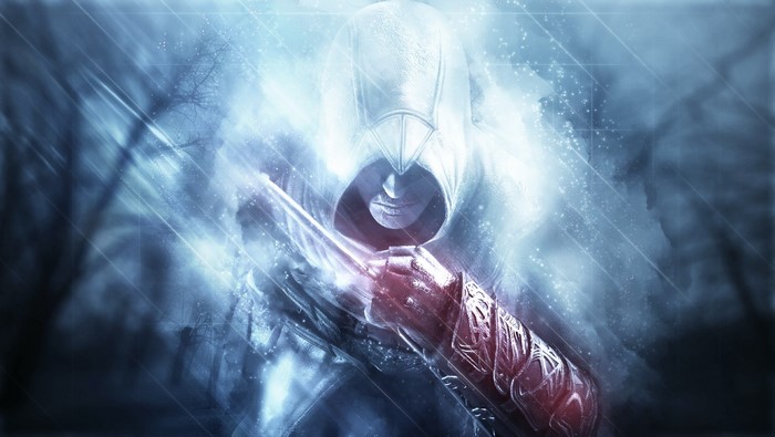 Altair Ibn-La'Ahad from Assassin's Creed with hidden blade
