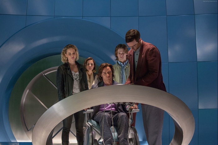 Jennifer Lawrence and cast from X-Men: Apocalypse