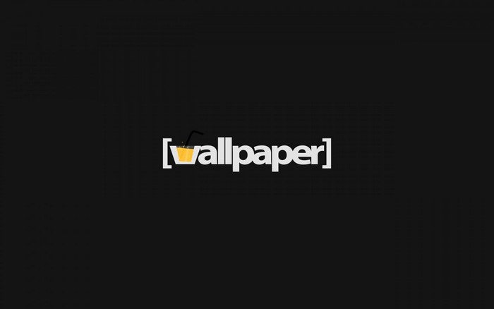 Wallpaper logo with orange juice