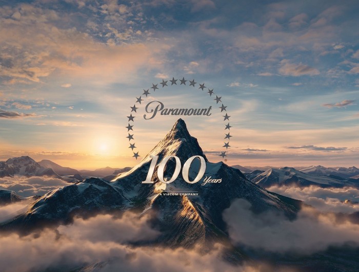 Paramount 100 Years Logo on Mountain