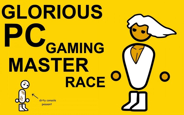 Glorious PC Gaming Master Race meme