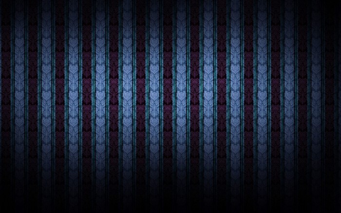Striped wallpaper with damask pattern