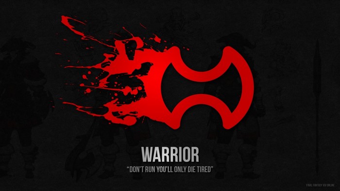 Warrior logo from Final Fantasy XIV