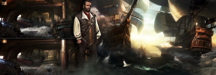 Vendetta: Curse of Ravens Cry pirate captain on ship