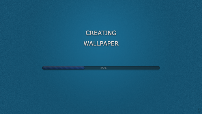 Creating Wallpaper Progress Bar