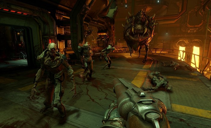 Doom 4 first-person shooter video game screenshot