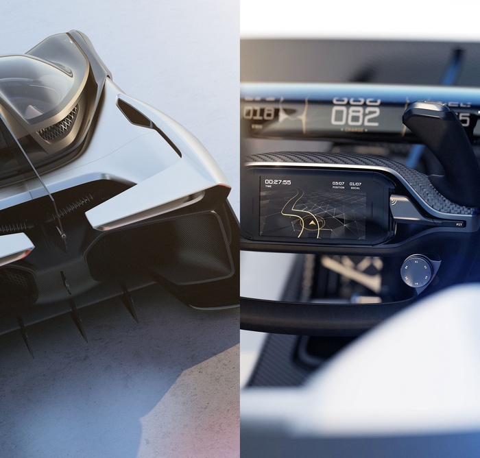 Faraday Future FFZERO1 Electric Car Interior and Exterior