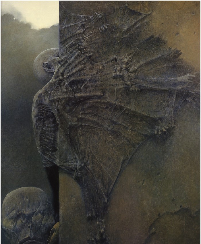 Painting by Zdzisław Beksiński