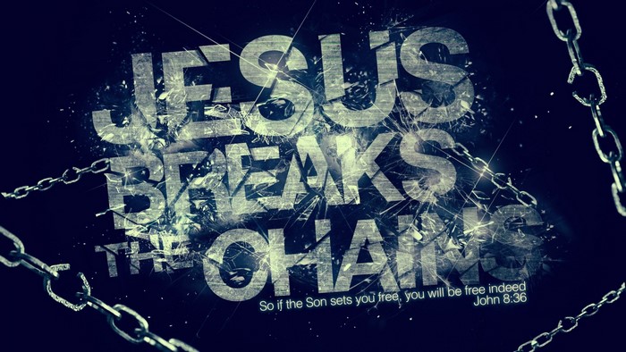 Jesus Breaks The Chains Bible Verse